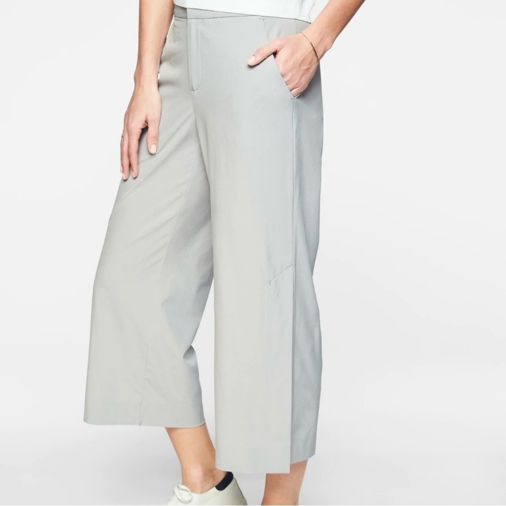 Athleta Tribeca Crop Pants Size 4 Tern Grey Athleisure